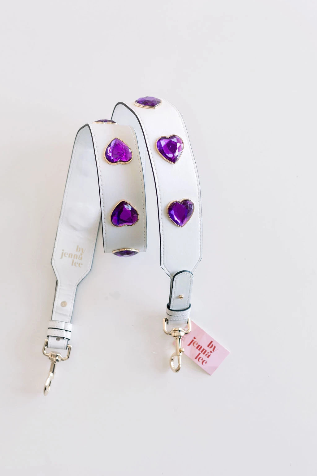 Leather Embellished Crossbody Straps