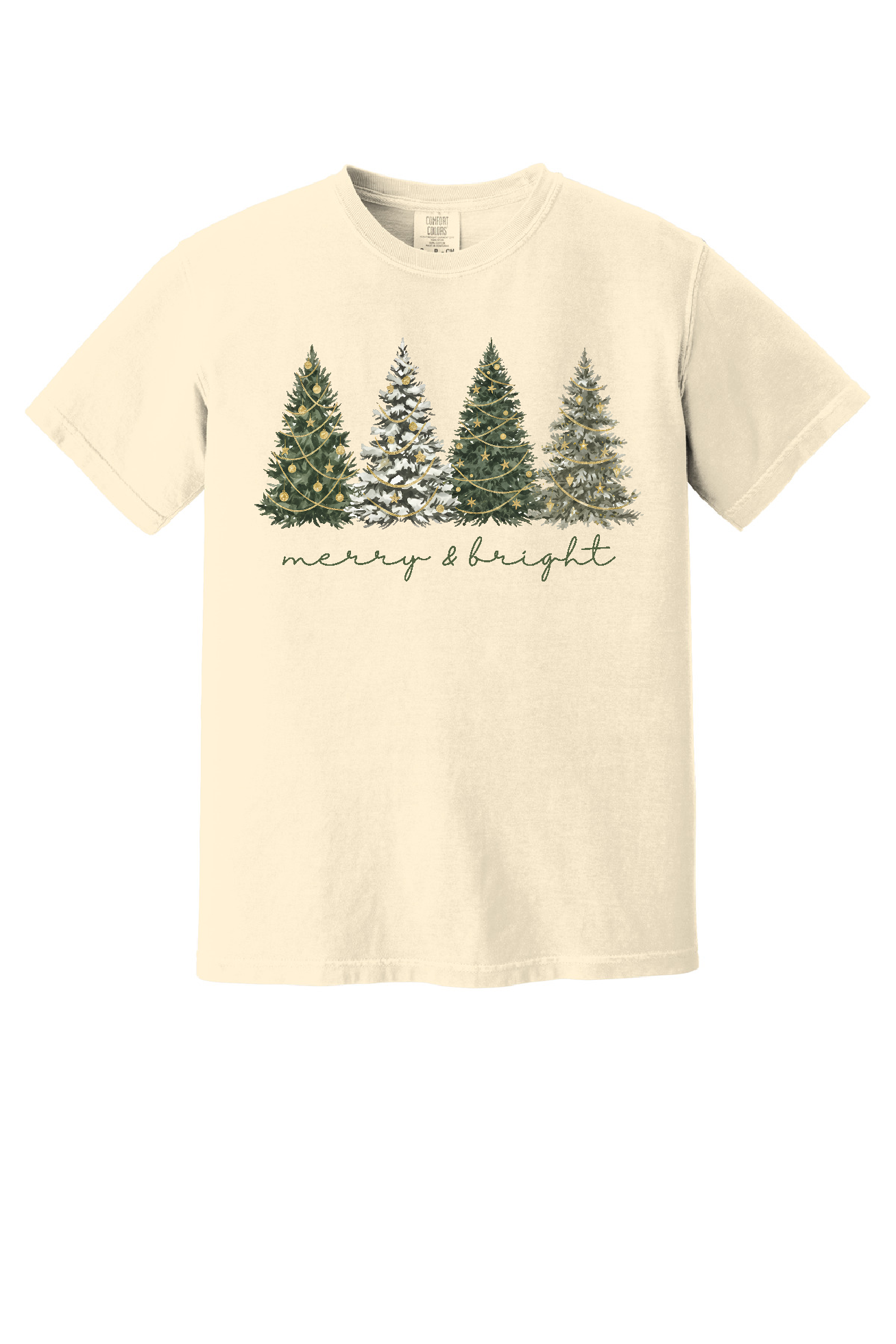 Merry & Bright Evergreen Tee