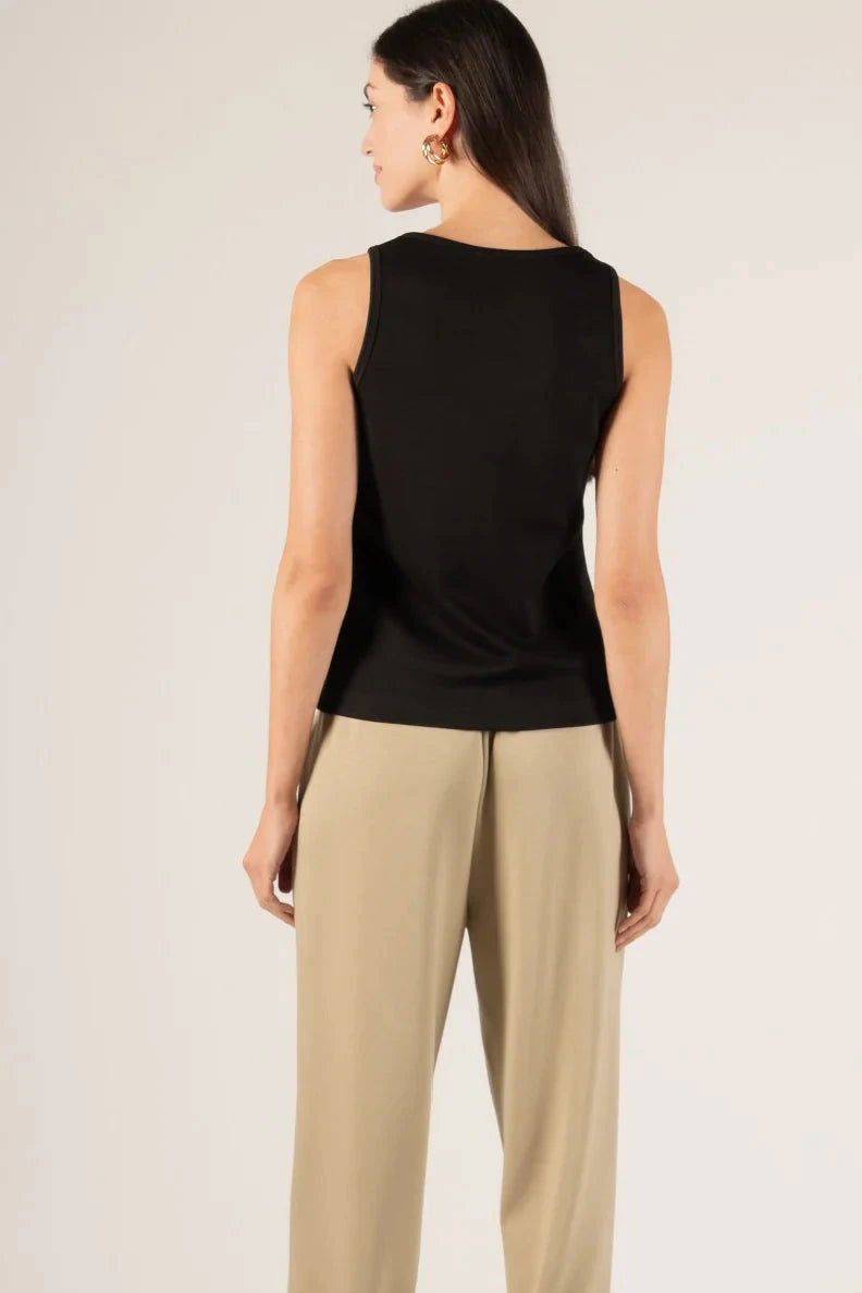 Butter Modal Black Simple Tank