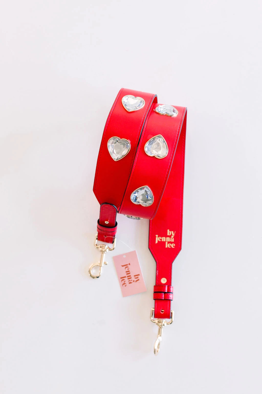 Leather Embellished Crossbody Straps
