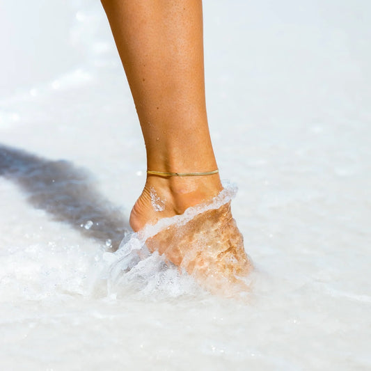 Weekender Anklet Water Resistant Gold