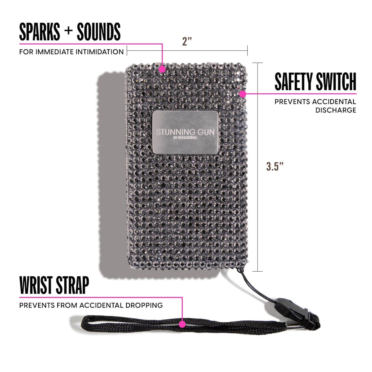 Blingsting Rhinestone Stun Gun