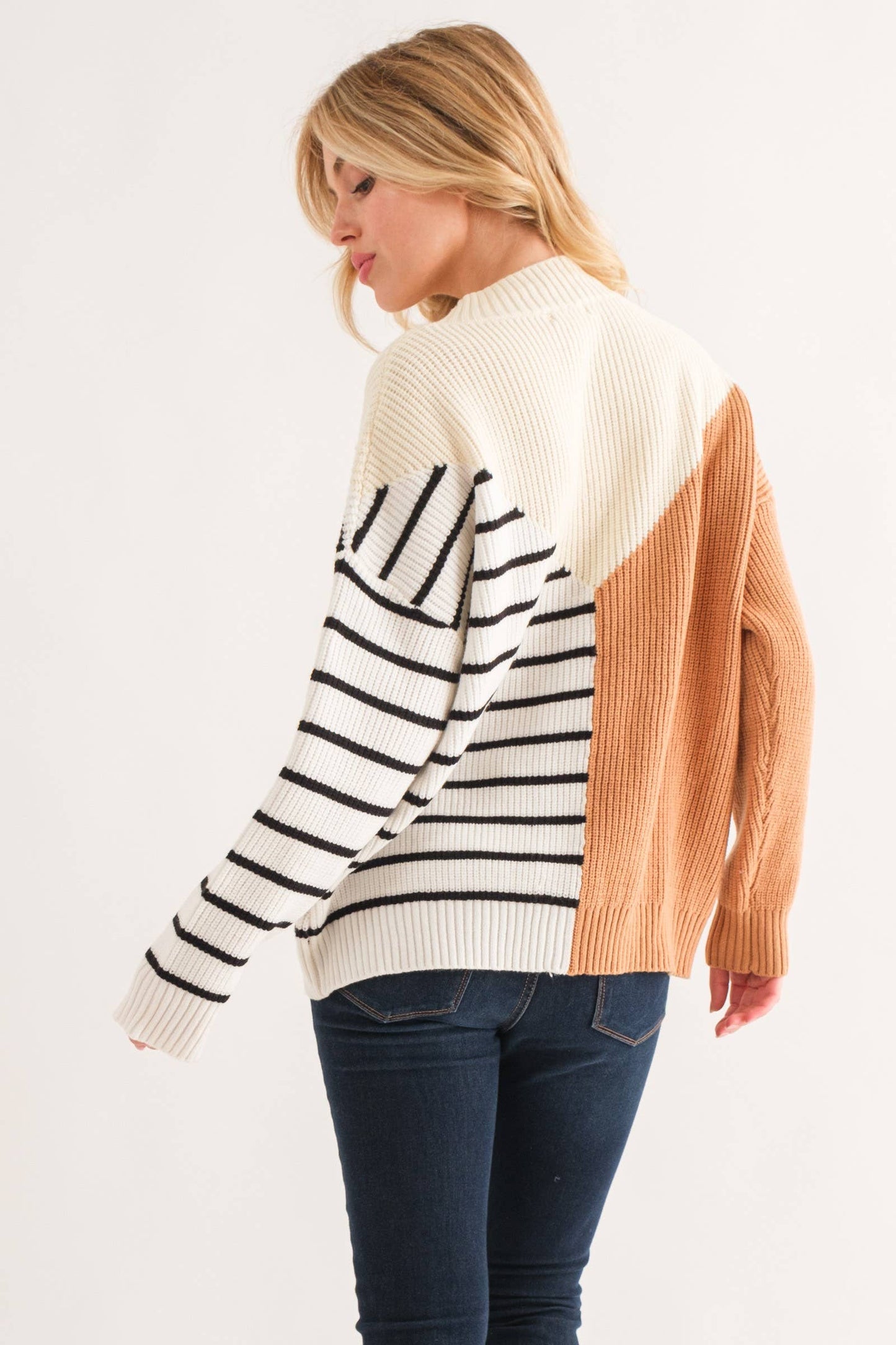 Fall Lines Colorblock Sweater