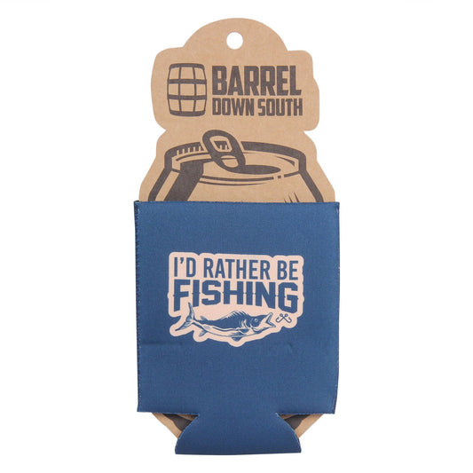 I'd Rather Be Fishing Can Koozie
