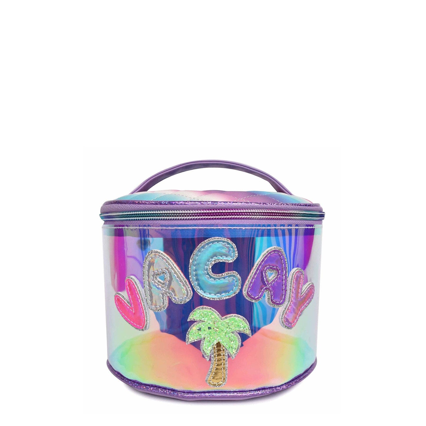 'Vacay' Round Glam Bag