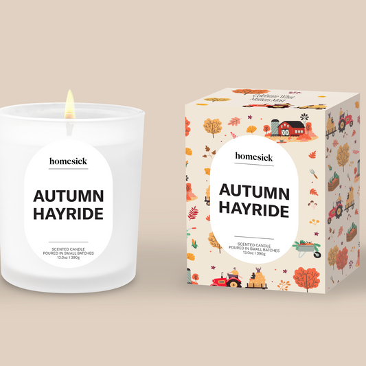 Homesick Autumn Hayride Candle