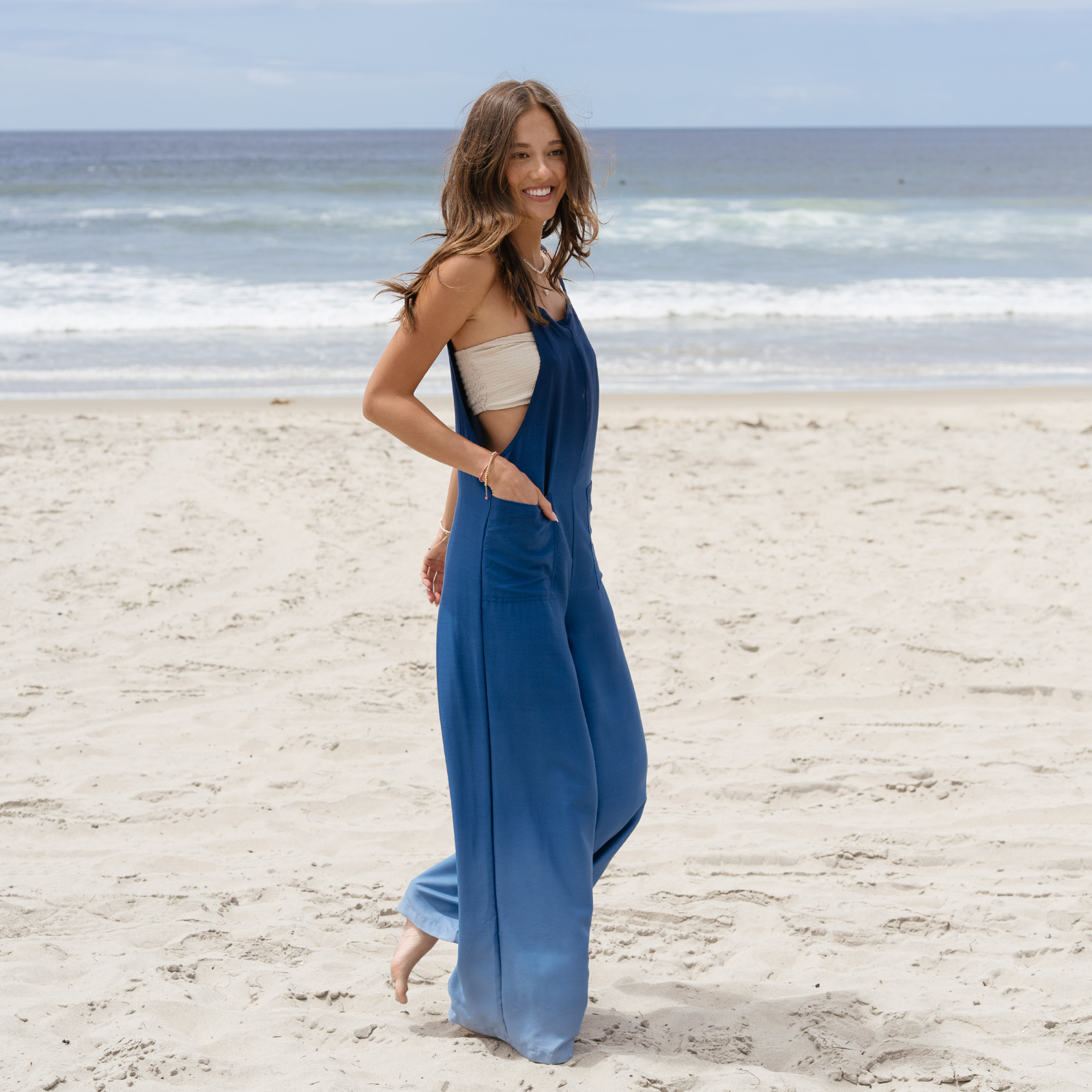 Lotus and Luna Nomad Ocean Mist Jumpsuit 