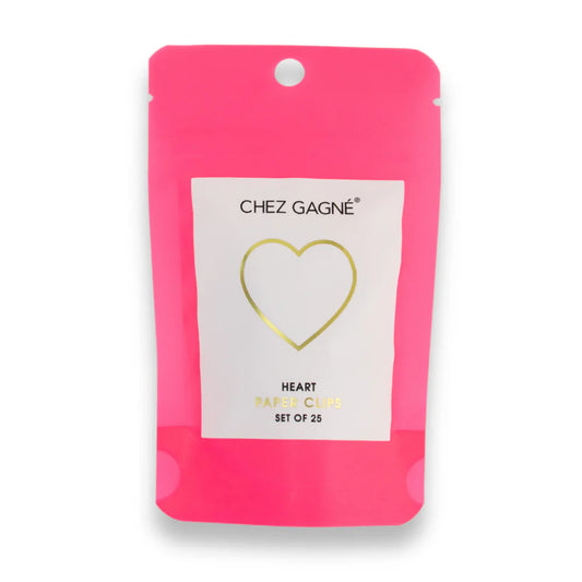 Heart Paper Clip Pack of 25