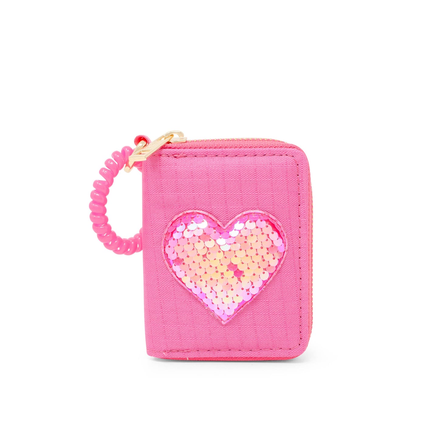 Sequin Heart Girl's Wristlet