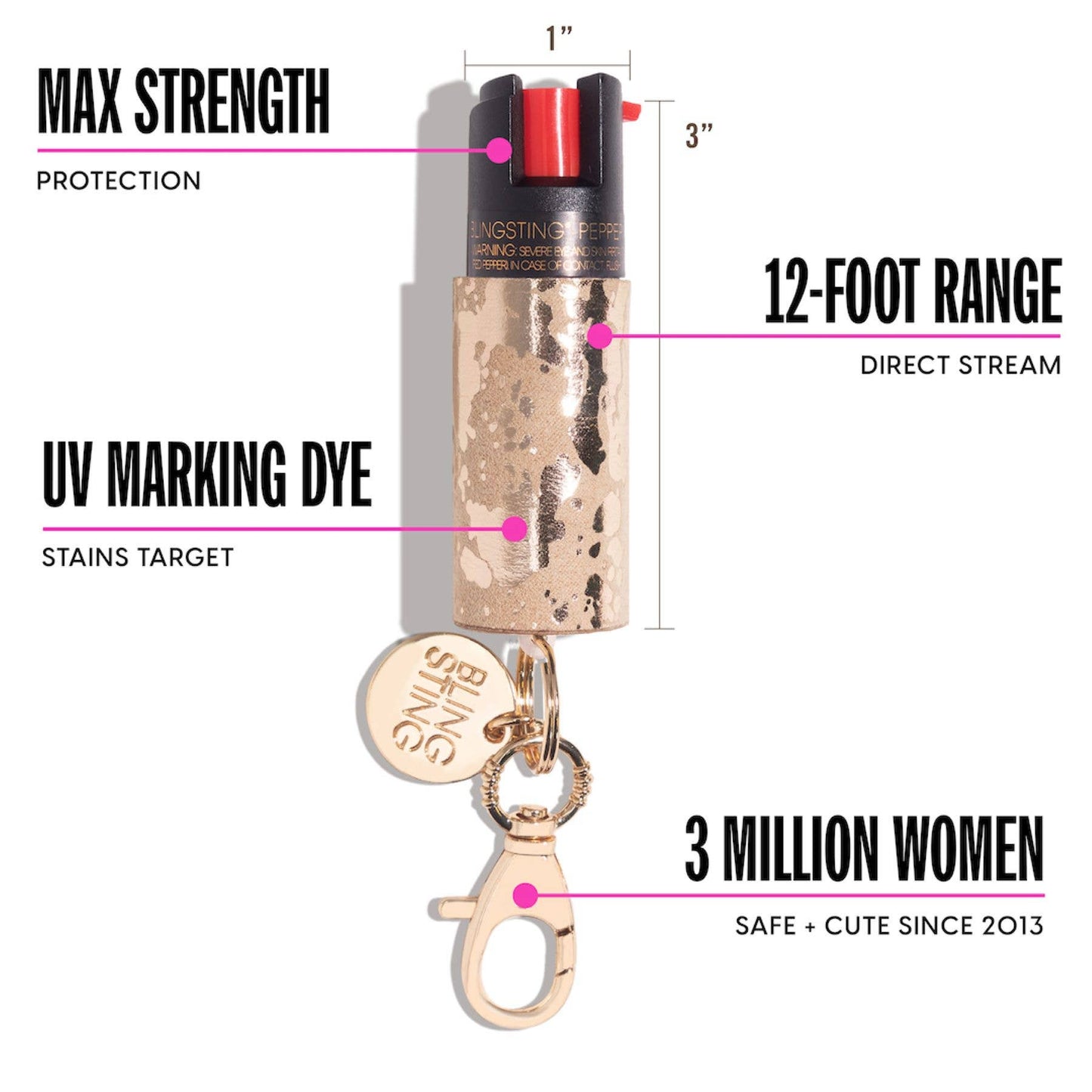 Blingsting Self-defense Pepper Spray