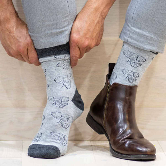 Game Day Elephant Face Socks