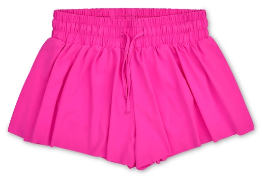 Iscream Butterfly Tween Shorts Hot Pink