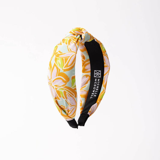 Michelle McDowell Paradise View Luna Headband Tropical Floral Knot