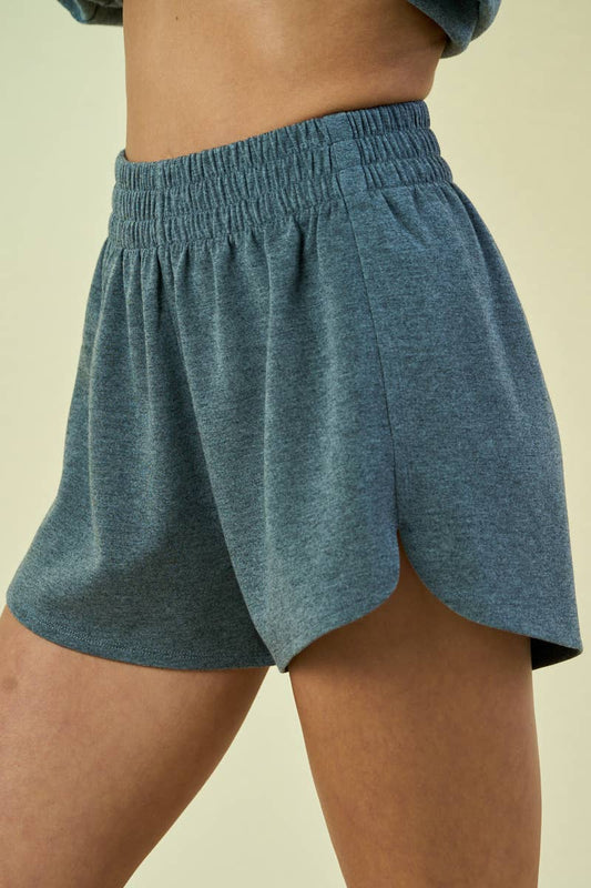 Signature Soft Shorts | Dark Heather Gray