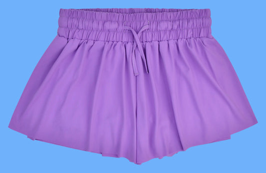 Vivid Purple Tween Butterfly Shorts