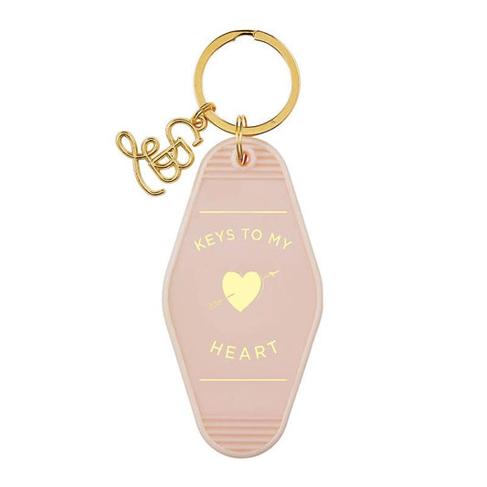Keys To My Heart Vintage Motel Keychain
