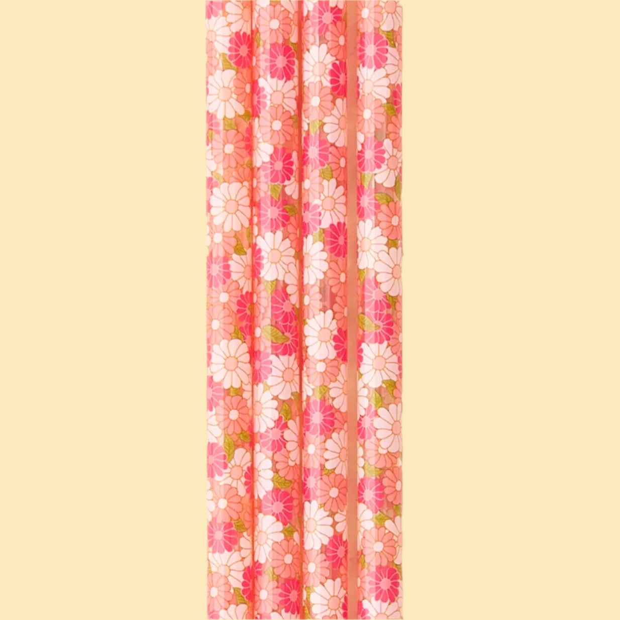 40oz Tumbler Straw Set | Hot Pink Daisy Craze