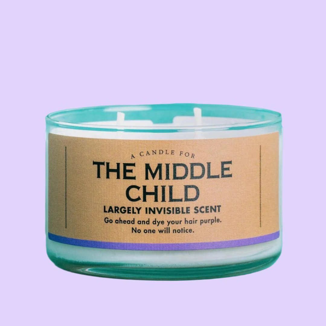 Middle Child Funny Candle