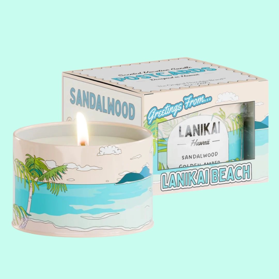 Lanikai Beach Hawaii Destination Candle