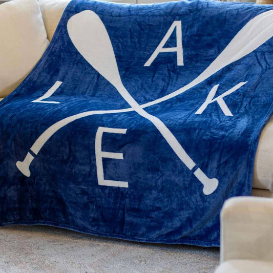 Lake Life Throw Blanket