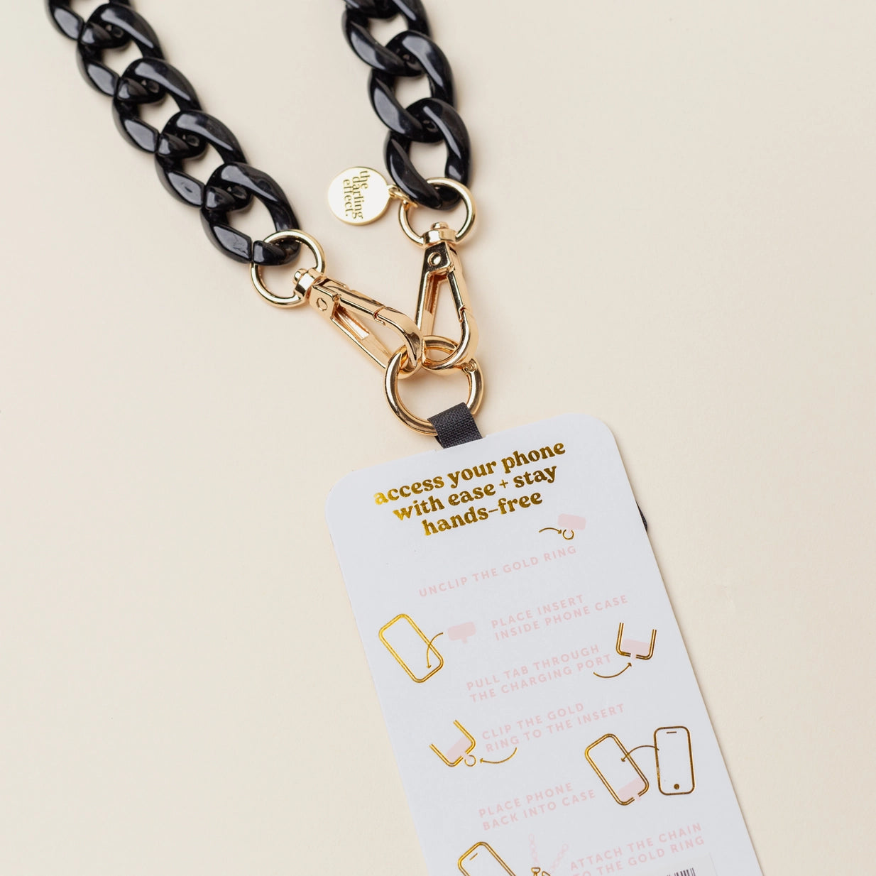 Hold the Phone Crossbody Chain | Clear