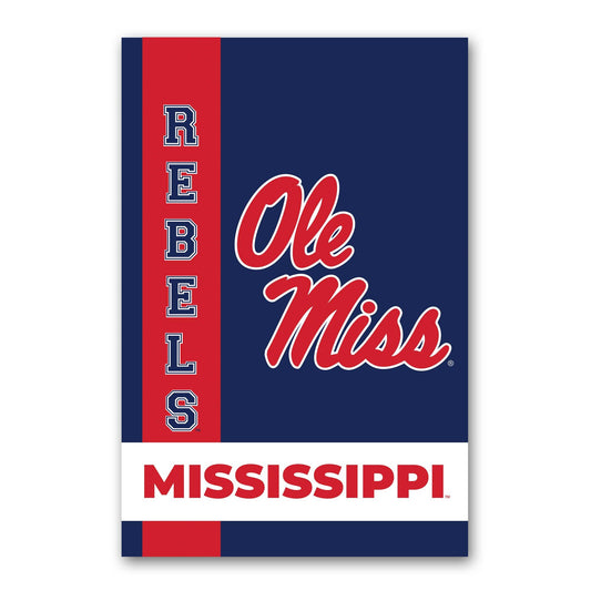 Ole Miss Rebels Game Day Garden Flag