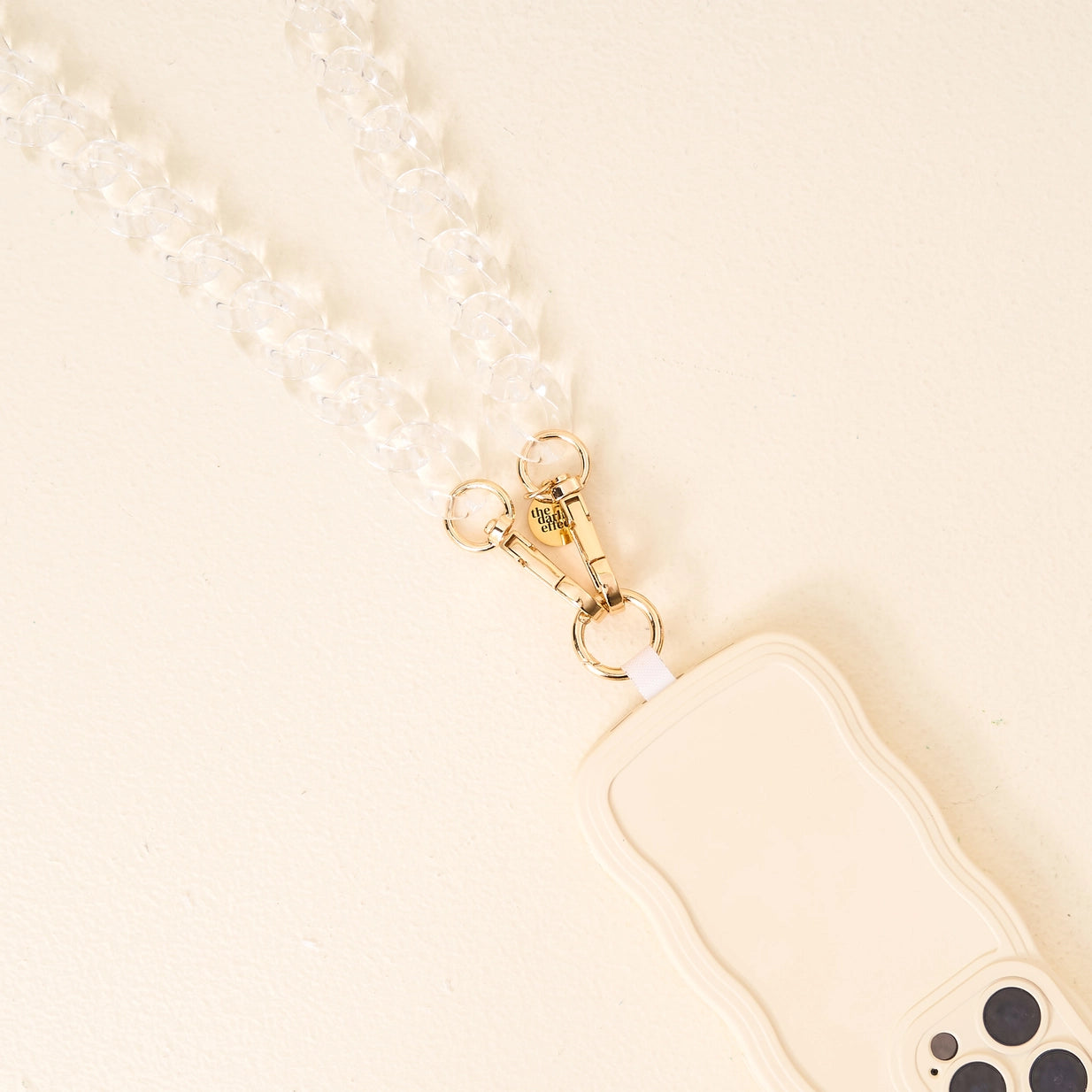 Hold the Phone Crossbody Chain | Clear