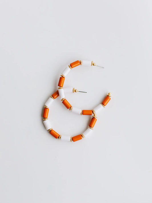 Cara Earrings | Orange