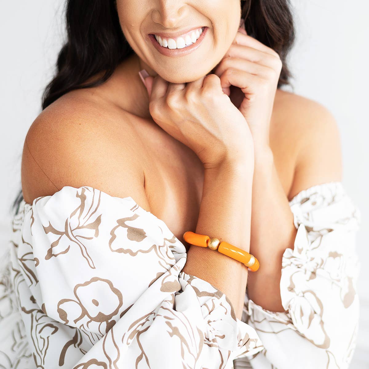 Wrenley Bracelet | Orange