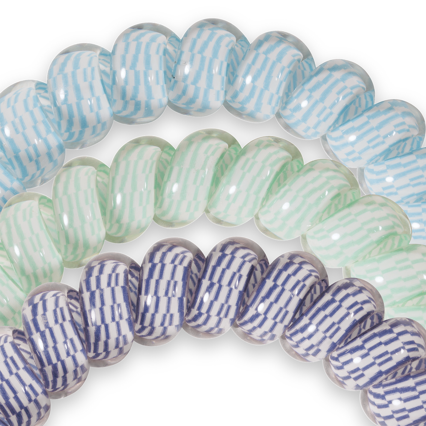 Teleties Spiral Hair Coil | Large | Totally Turquoise