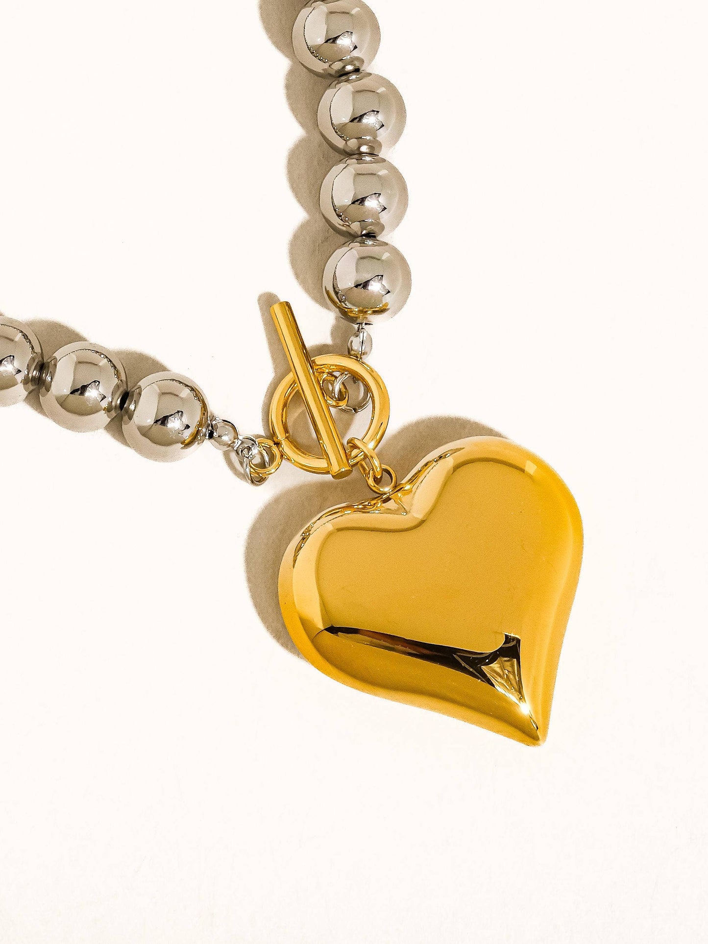 Raissa Chunky Heart Necklace