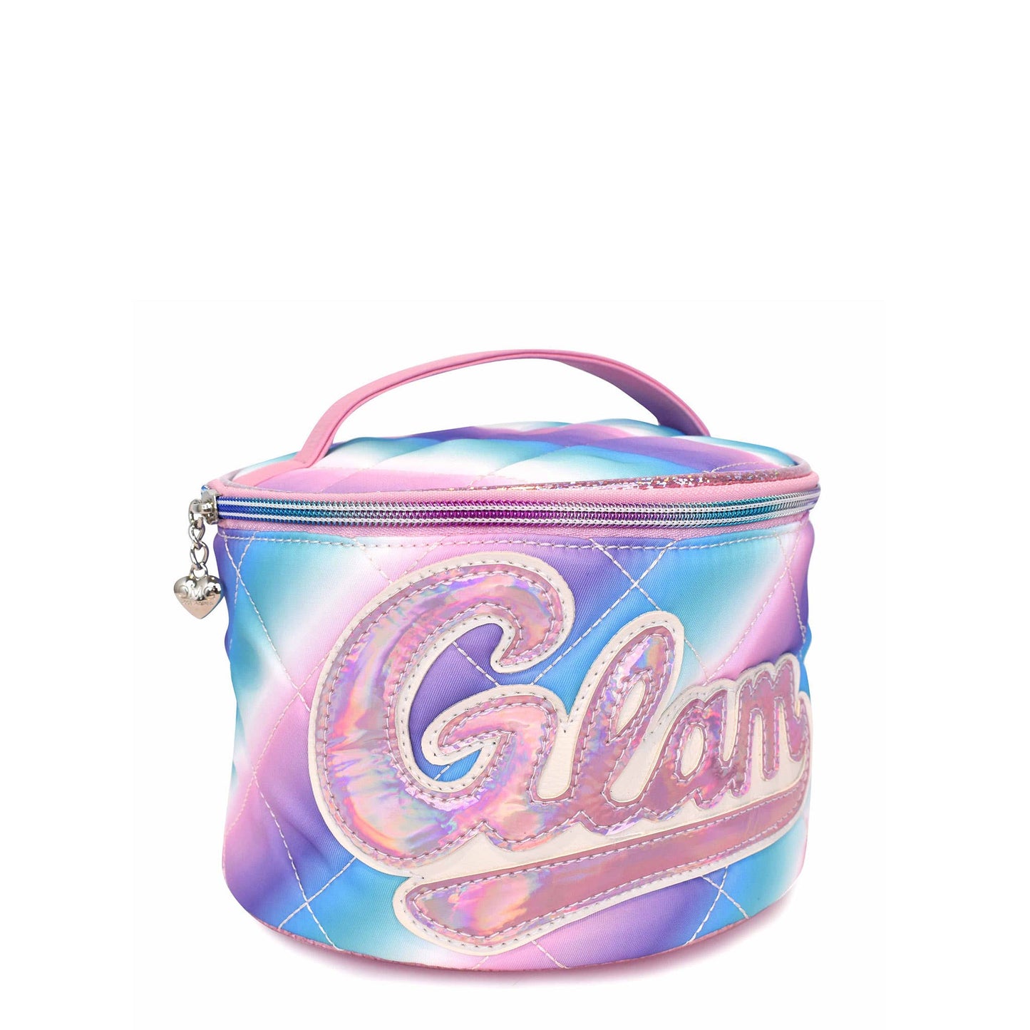 'Glam' Ombre Quilted Round Glam Bag