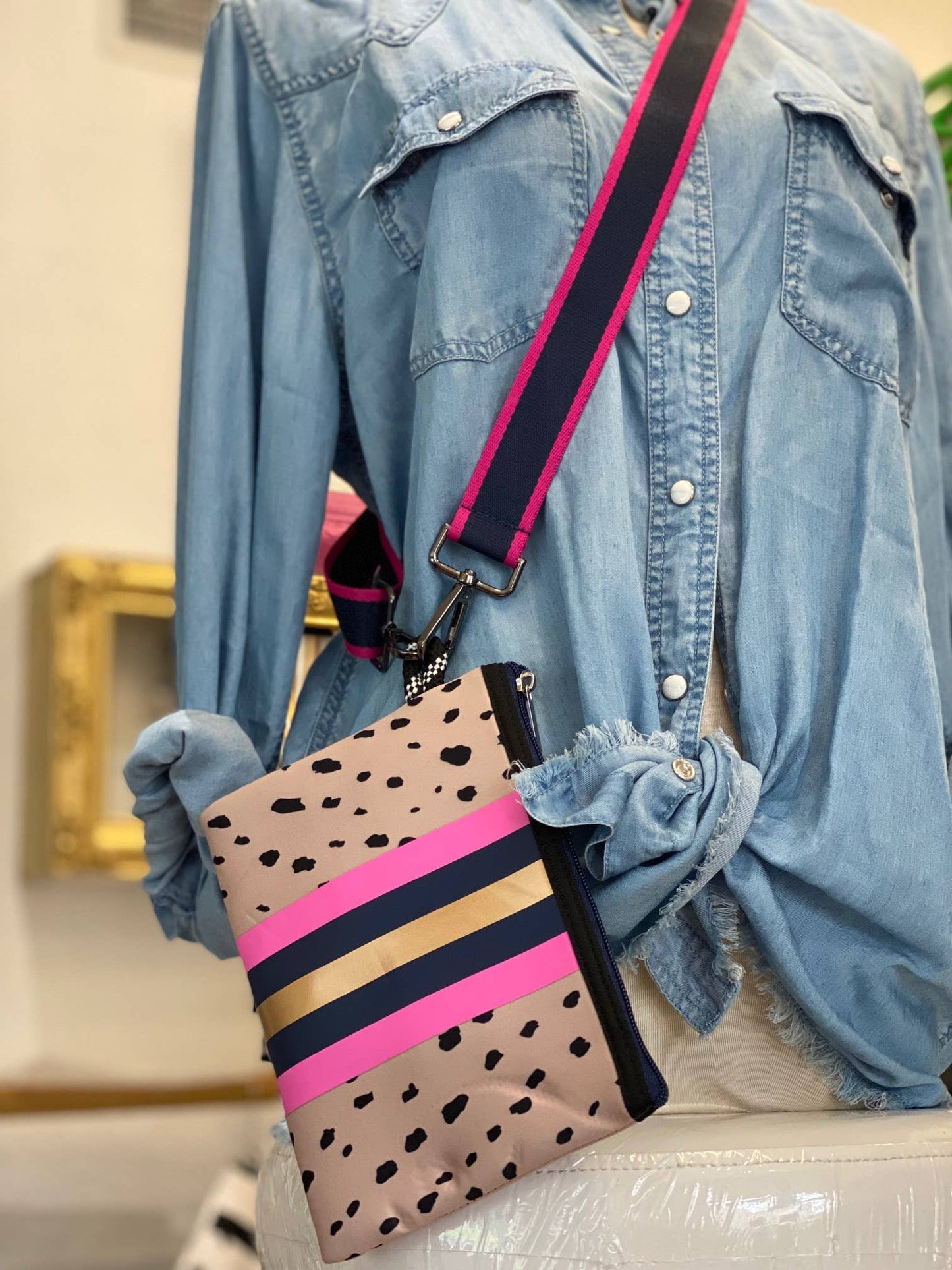 The Christi Mini Neoprene Tote and Wristlet