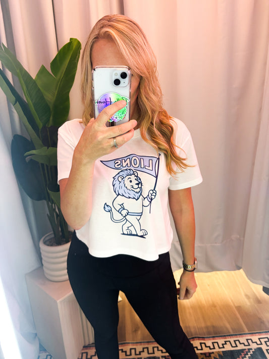 Roar & Rally Crop Tee