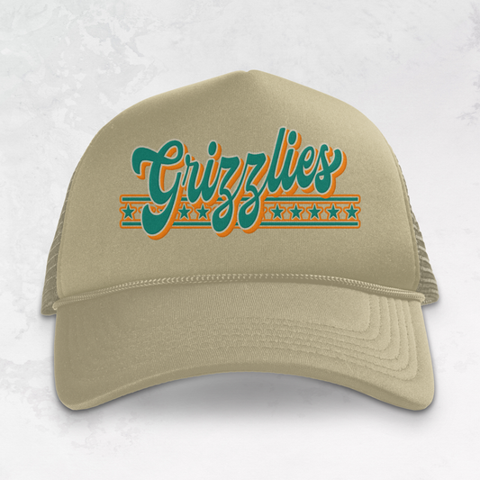 Vintage 90's Grizzlies Trucker Hat