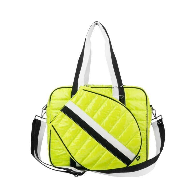 preneLOVE Tennis Puffer Sport Bag | Neon