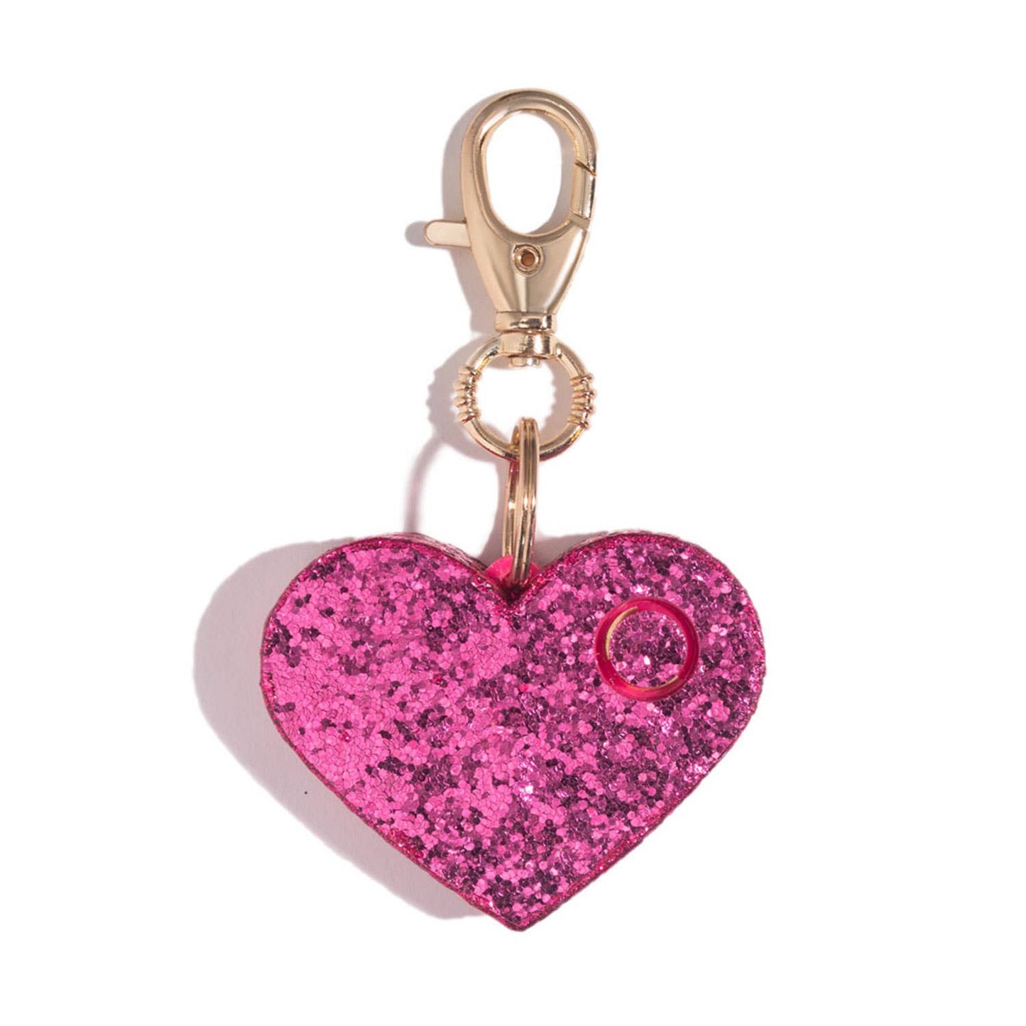 Blingsting Super Loud 125 Decibel Safety Alarm Pink Glitter Heart