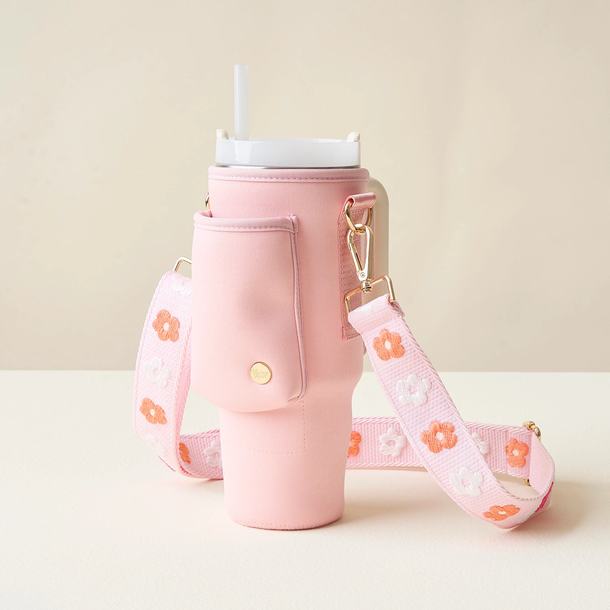 Tumbler Neoprene Sling Bag Blush