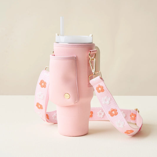 Tumbler Neoprene Sling Bag Blush