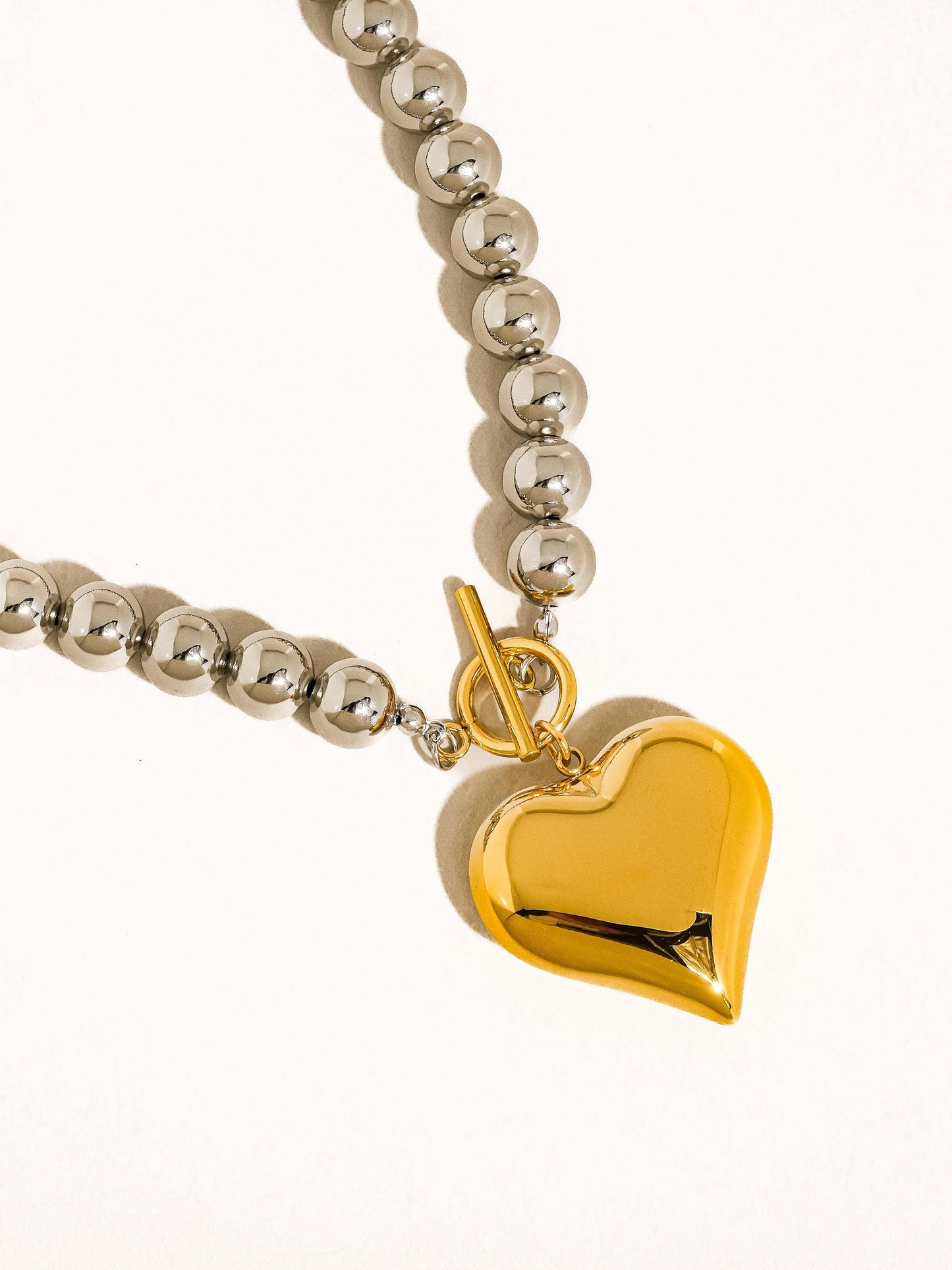 Raissa Chunky Heart Necklace