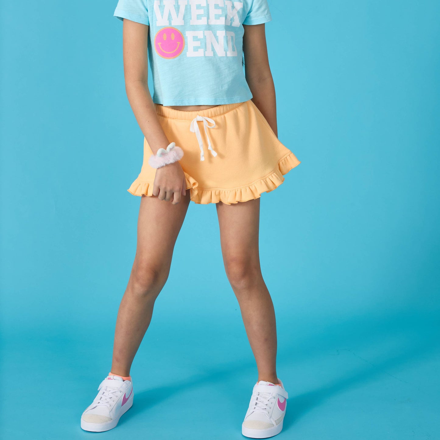Orange Game Day Ruffle Skort