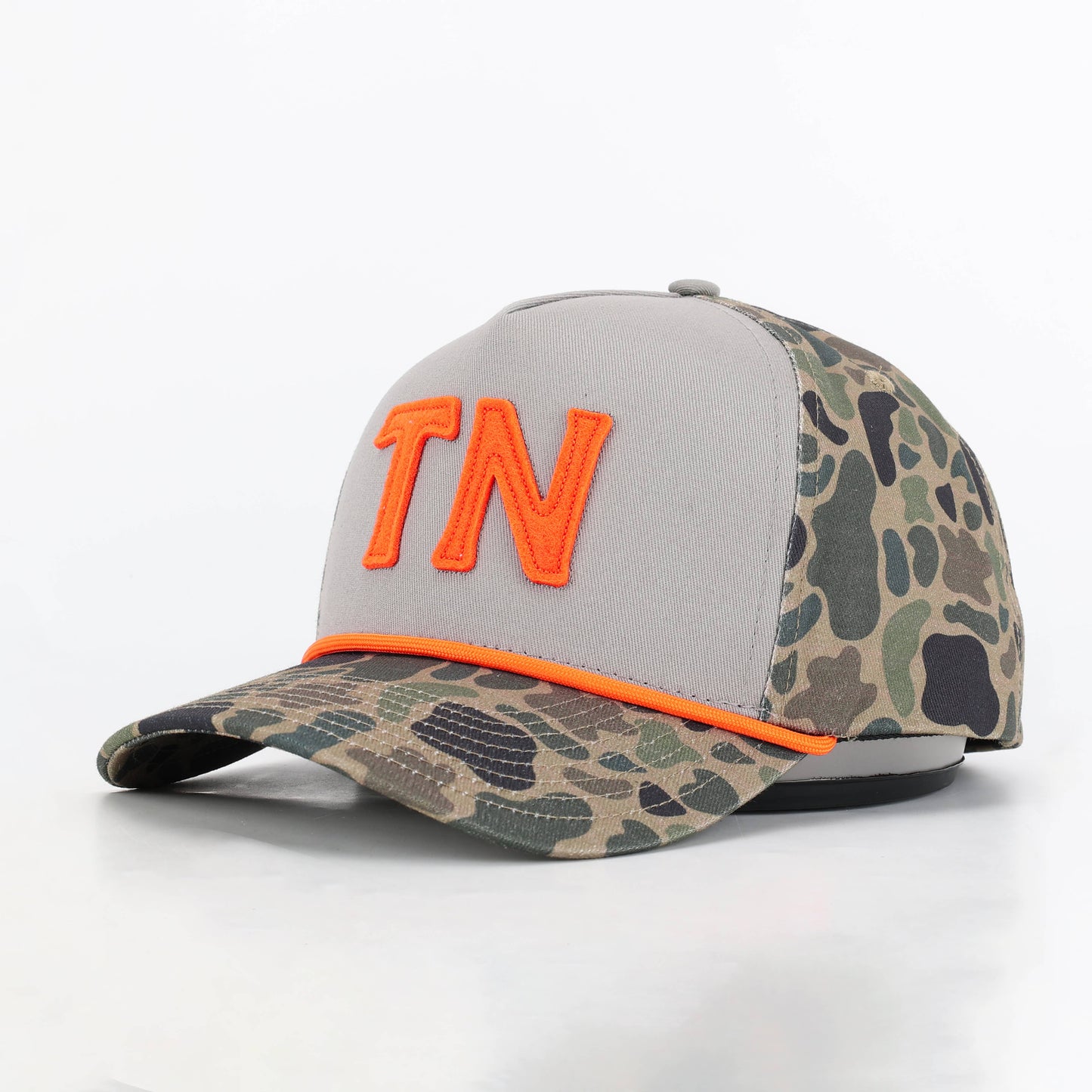 Tennessee "TN Hat" in Camo & Smokey Gray