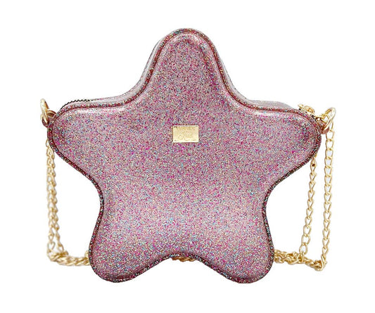 Carrying Kind Taylor Pink Sparkle Star Jelly Bag