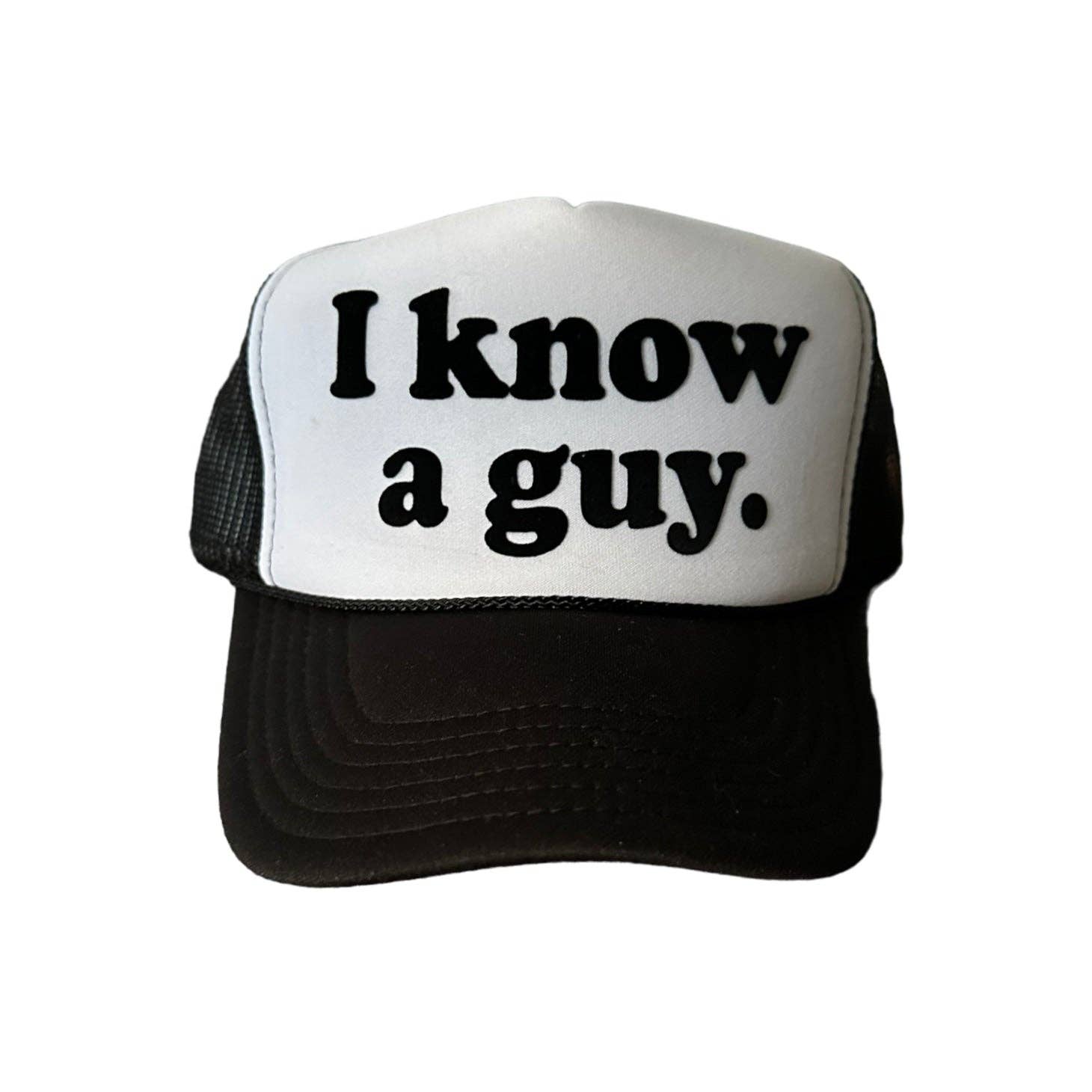 I KNOW A GUY TRUCKER HAT ADJUSTABLE FIT