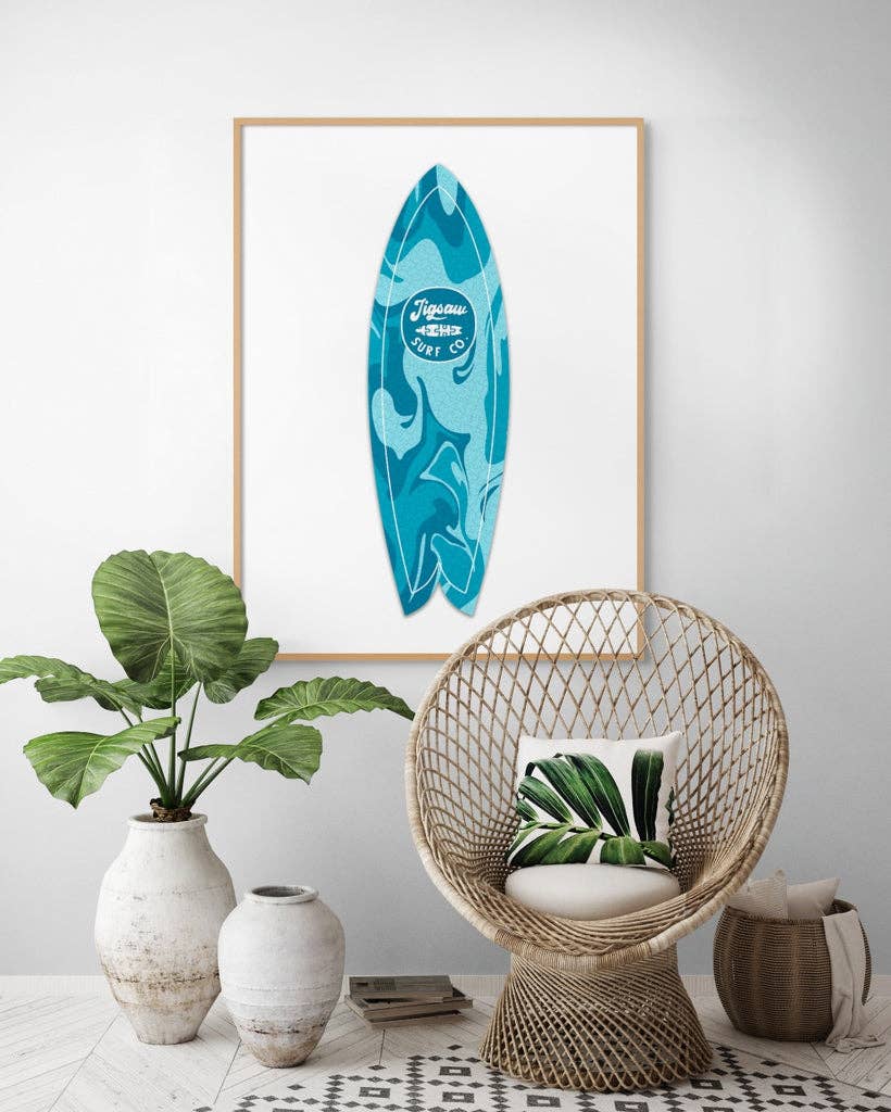 Jigsaw Surf Co Puzzle Wall Art | Aquamarine Life