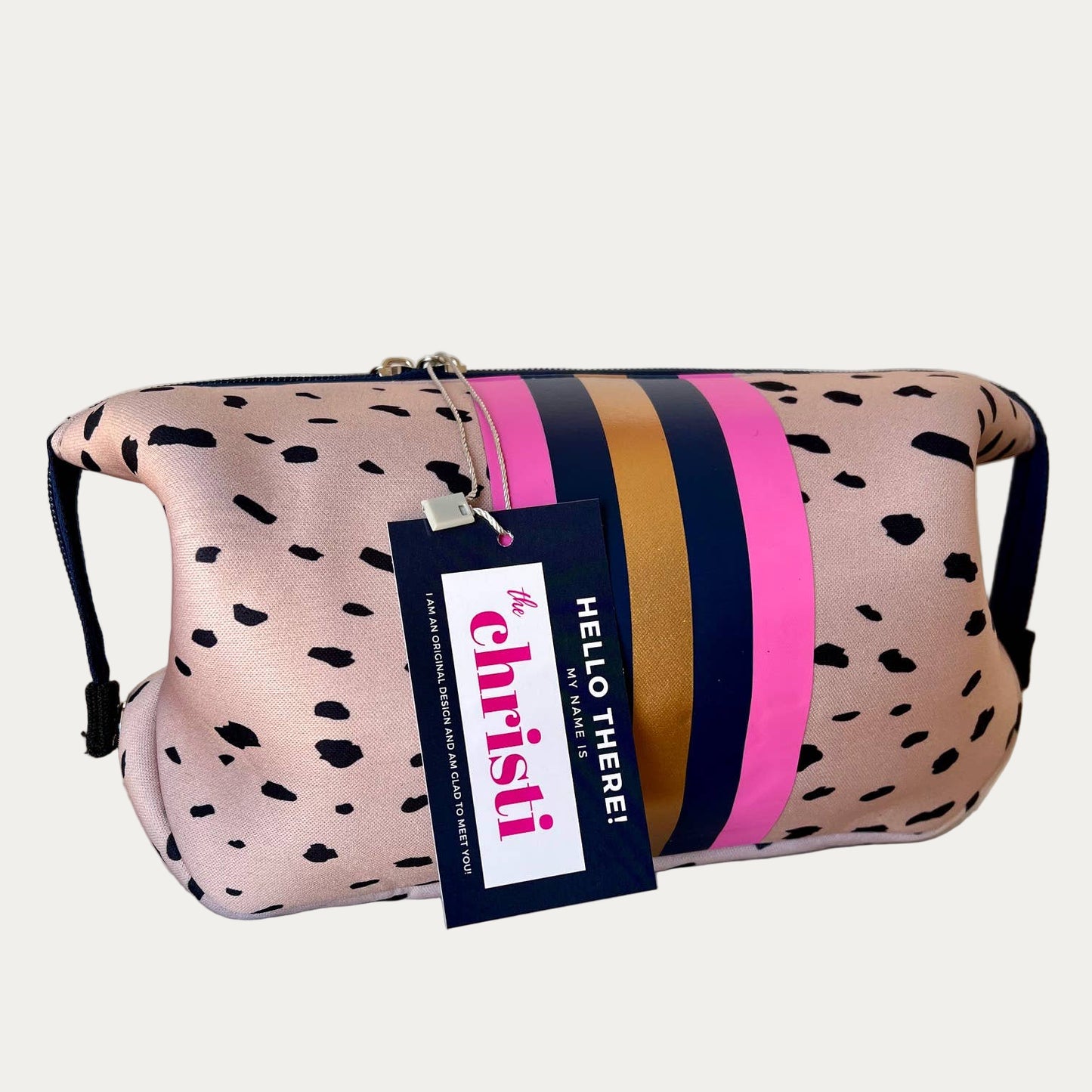 The Christi Small Neoprene Makeup Bag