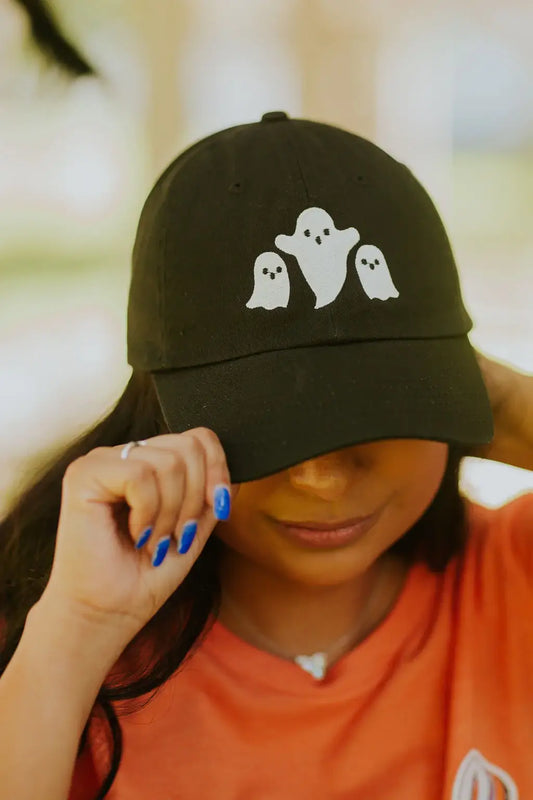 Embroidered Ghost Hat