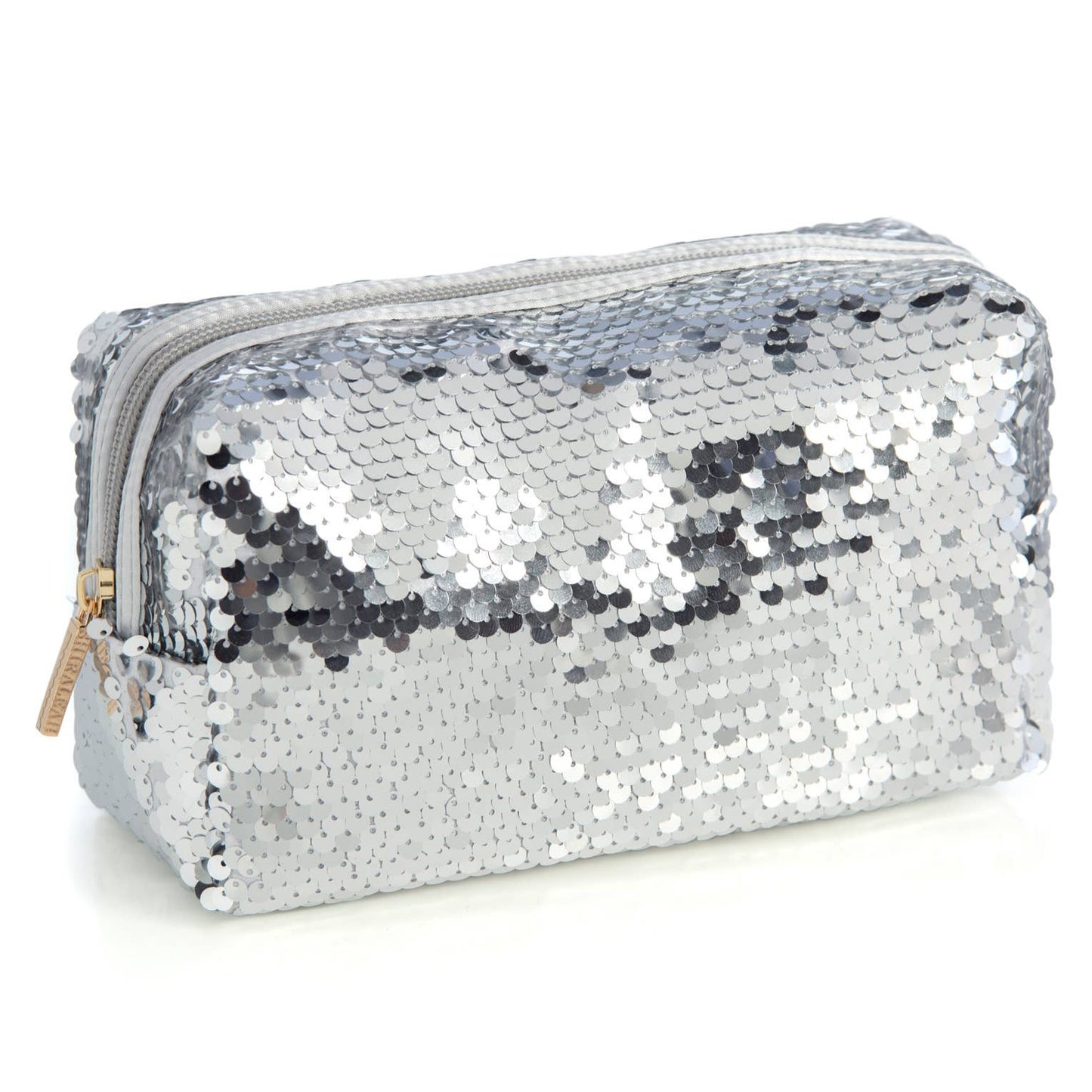 Bling Sequin Cosmetic Bag | Silver