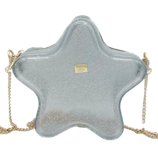 Carrying Kind Taylor Silver Glitter Star Jelly Bag