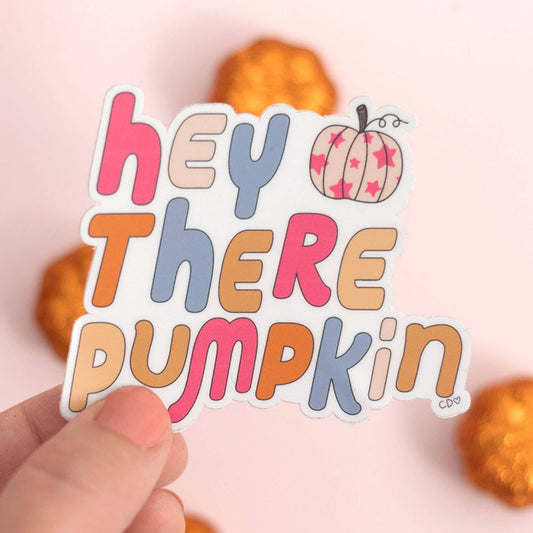 Hey There Pumpkin Decal Sticker